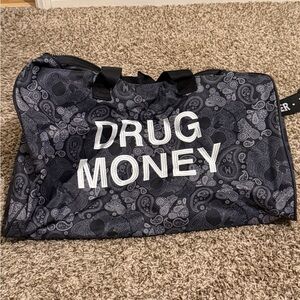 Stylish Black Patterned Men's Bag